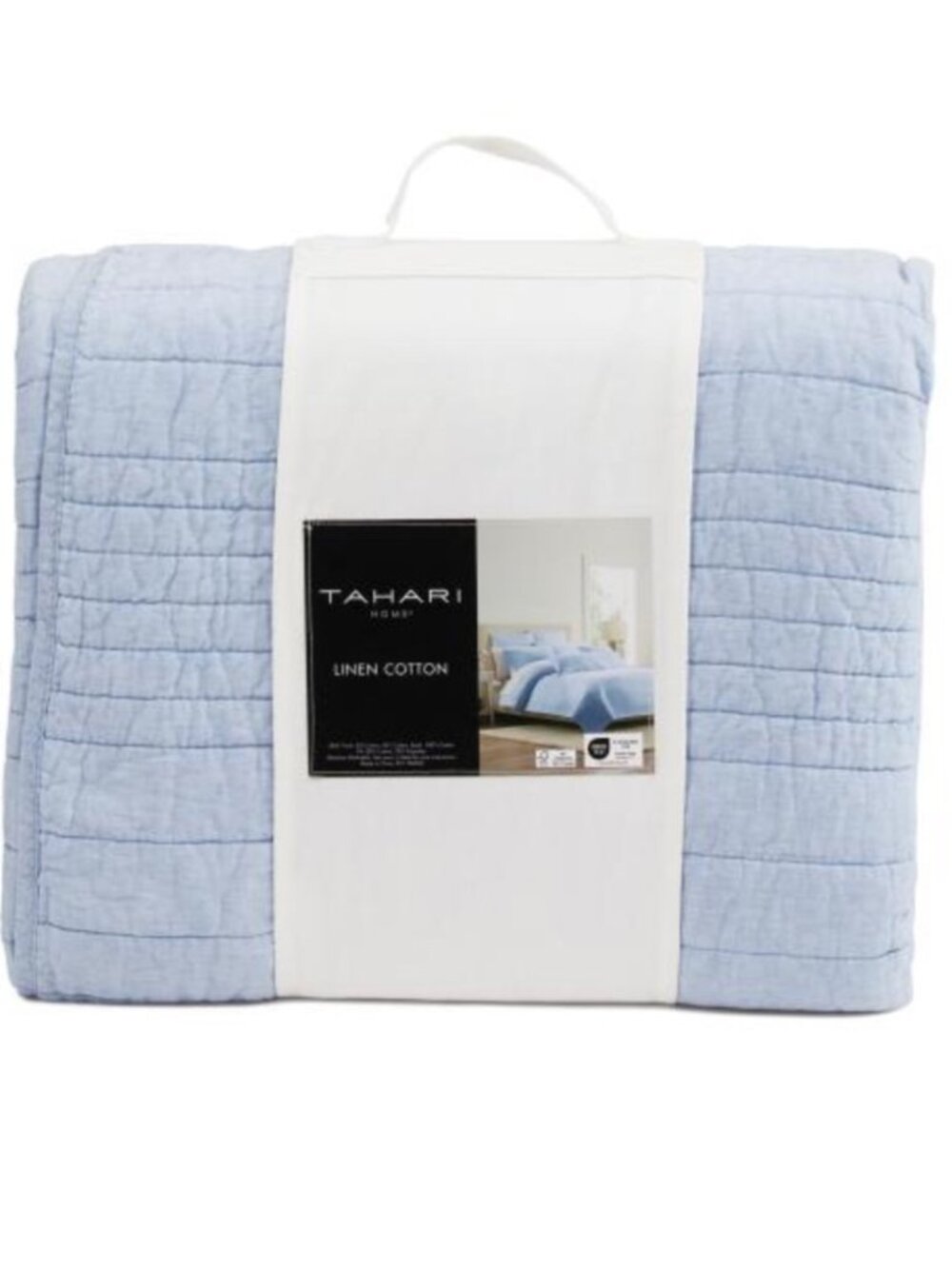 Tahari Linen and Cotton Blend Quilt